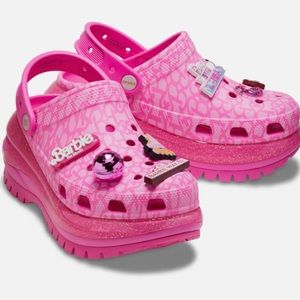 Barbie the Movie Mega Crush Crocs NWOT Size 6 Sold out online!!!